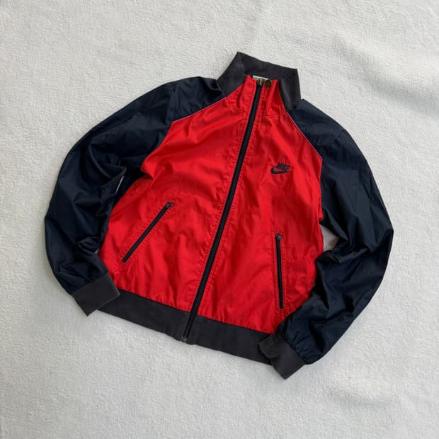M 나이키 배색 올드스쿨 바람막이 자켓 0327T