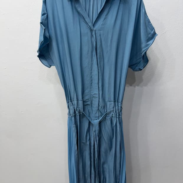 정품) TIME 타임 1993 한섬 블루 랩 롱 원피스 82