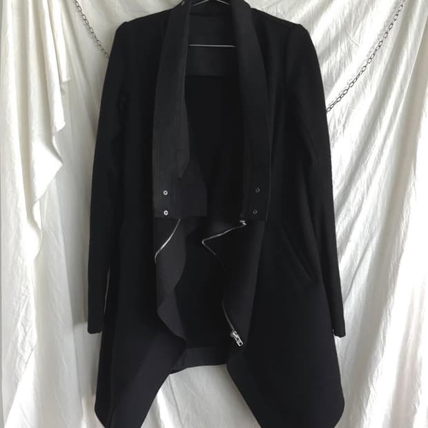 rick owens 15fw exploder coat