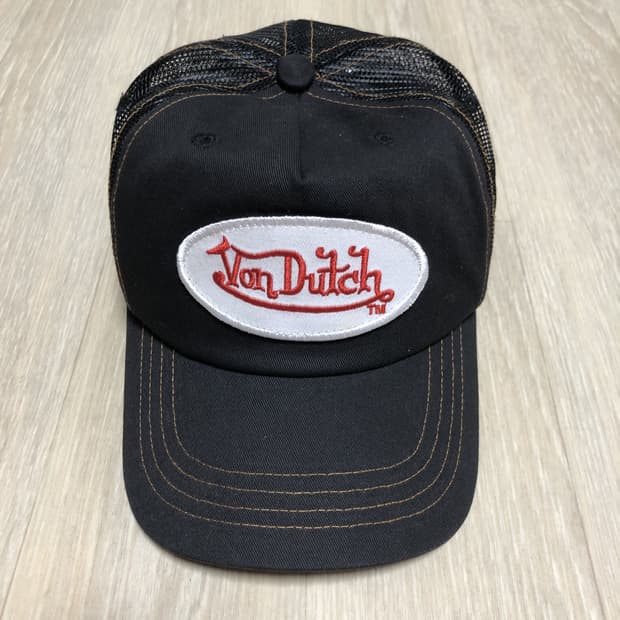 (OS) 본더치 Von dutch 메쉬 트러커캡 블랙