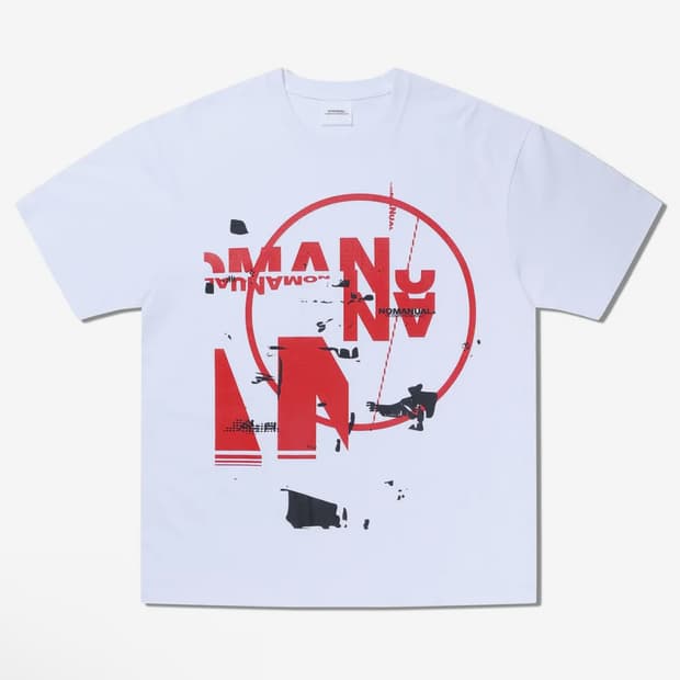 노매뉴얼 프린트 반팔 티셔츠 XL