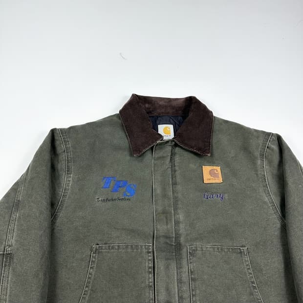 칼하트 오리지널 C03 모스트 카키 워크자켓 (L)