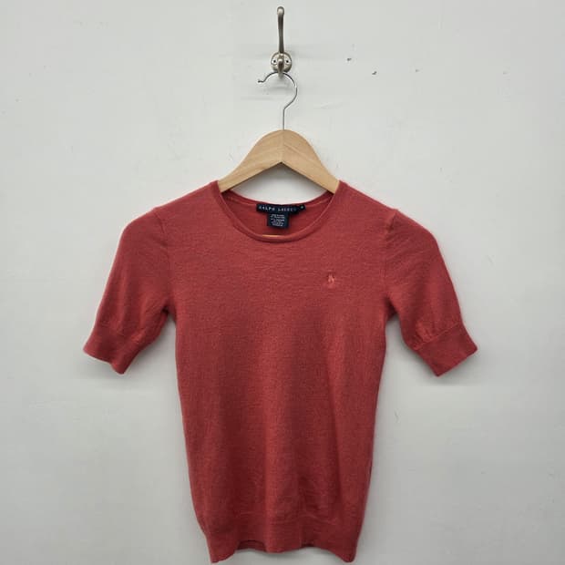 랄프로렌 반팔 니트 티셔츠 여m