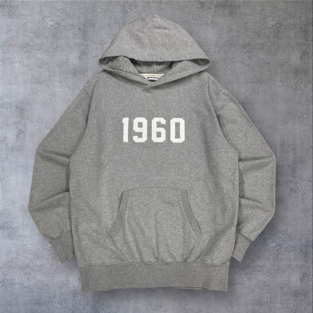 유니폼 브릿지 그레이 컬러 1960로고 후드티
