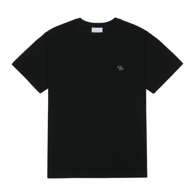 산산기어 26ss 로고 반팔 블랙 2