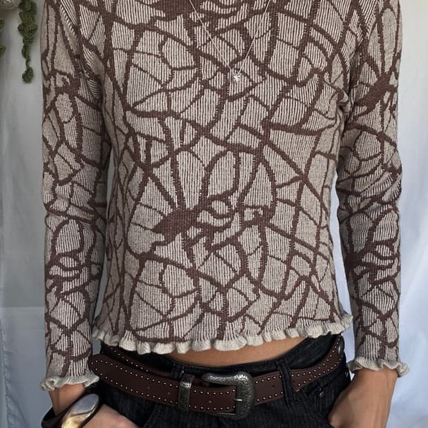 빈티지 에스닉 니트