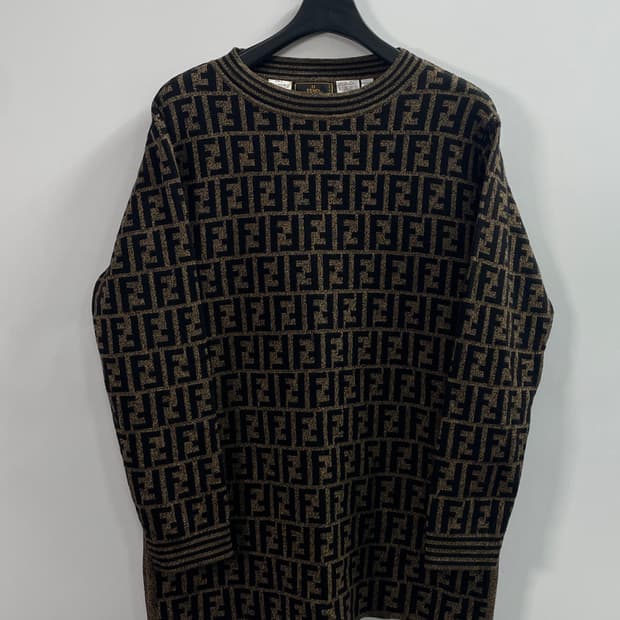 펜디 주카패턴 울 라운드 니트 (on.580)  