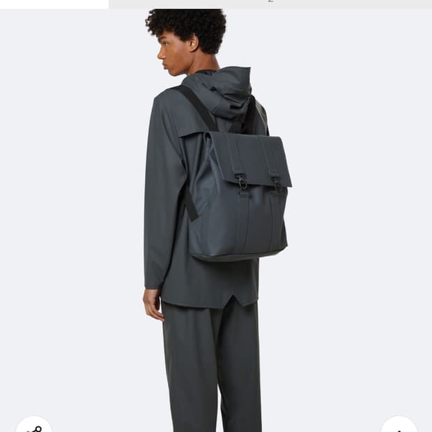 25 FW 덴마크 레인스 백팩,방수 노트북 가방