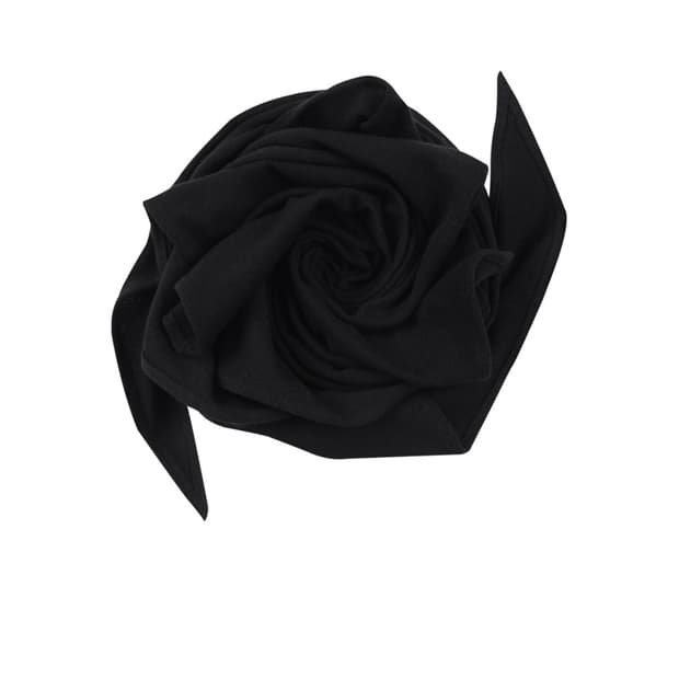 리젤서비스 soft lozenge scarf black