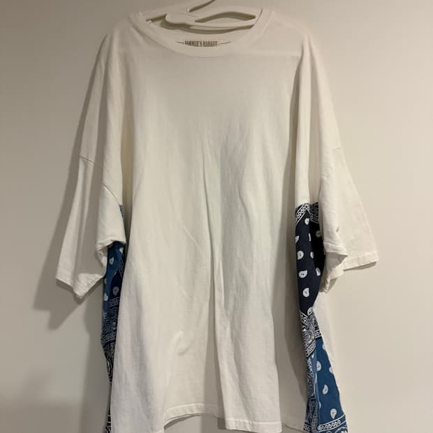 오버사이즈 반다나 휴즈 티셔츠