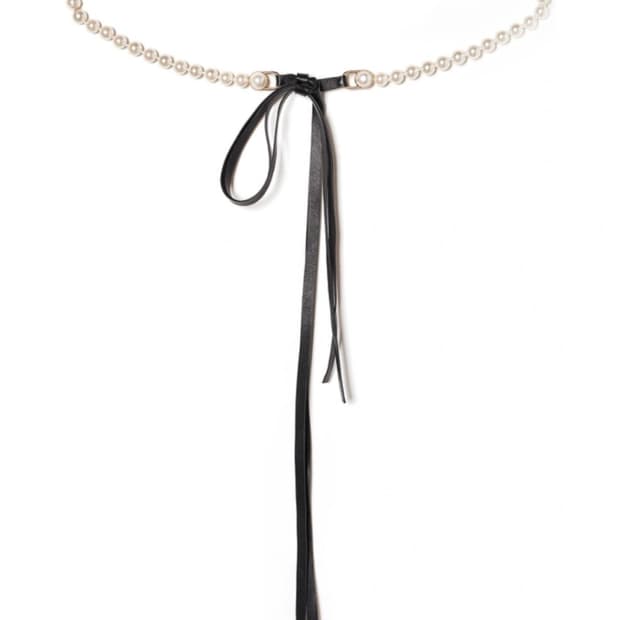 넘버프로젝트 램 레더 진주벨트