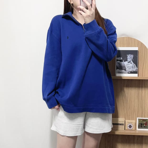 [정품] 폴로 딥블루 / 블랙포니 반집업 [ L ]
