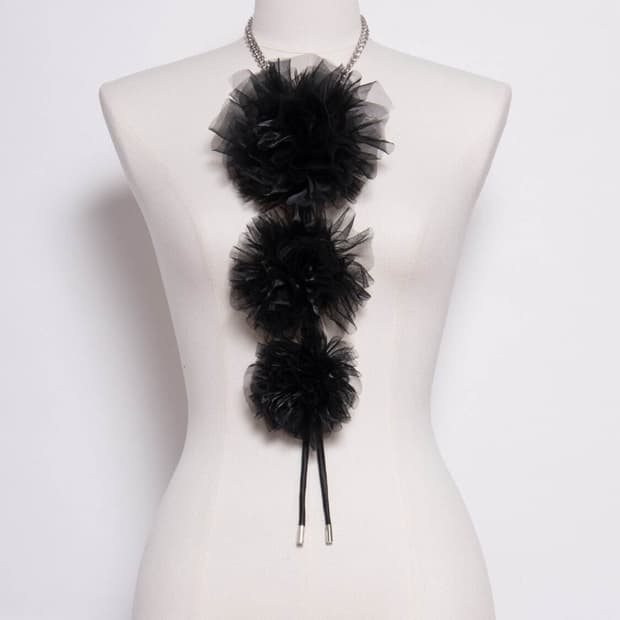 25ss 느와케이니노미야 꼼데가르송 튤 꽃모양 하네스 s