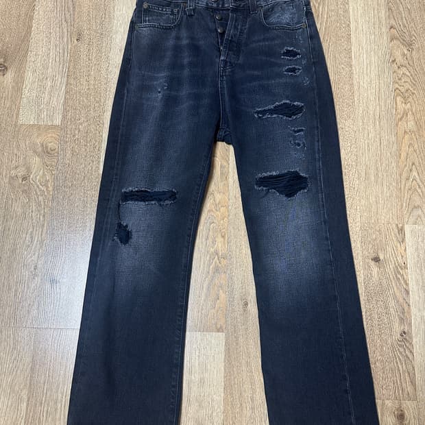 R13 흑청 데님 30