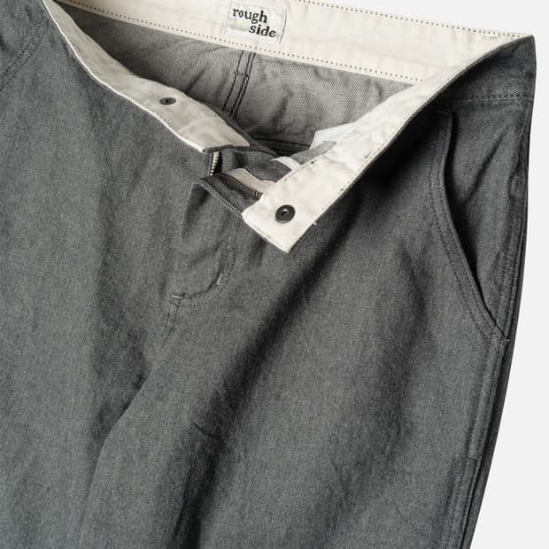러프사이드 커브드 데님 그레이 1 사이즈