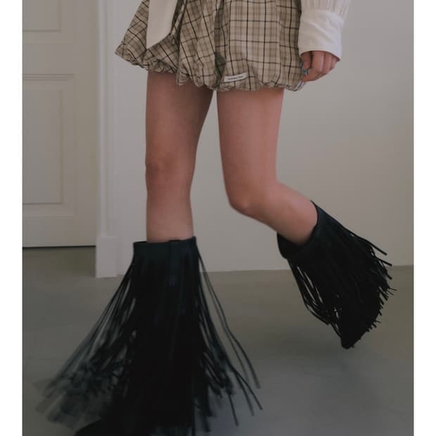 오버듀플레어) Balloon Micro Mini Skirt F