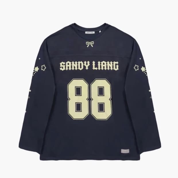 샌디 리앙 프린스턴 티셔츠 네이비 S 구합니다