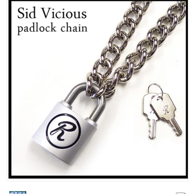 (NANA)섹스피스 톨즈 시드비셔스 시드 R 자물쇠 체인 목걸이