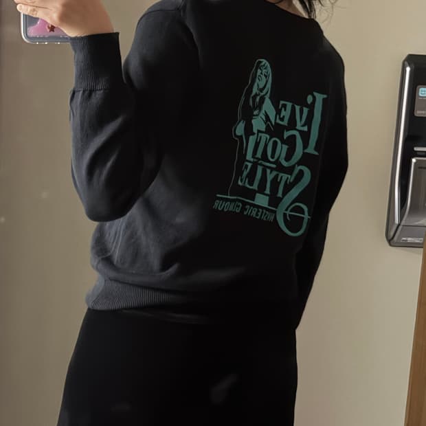 (유일매물)히스테릭글래머 자수 레트로 가디건