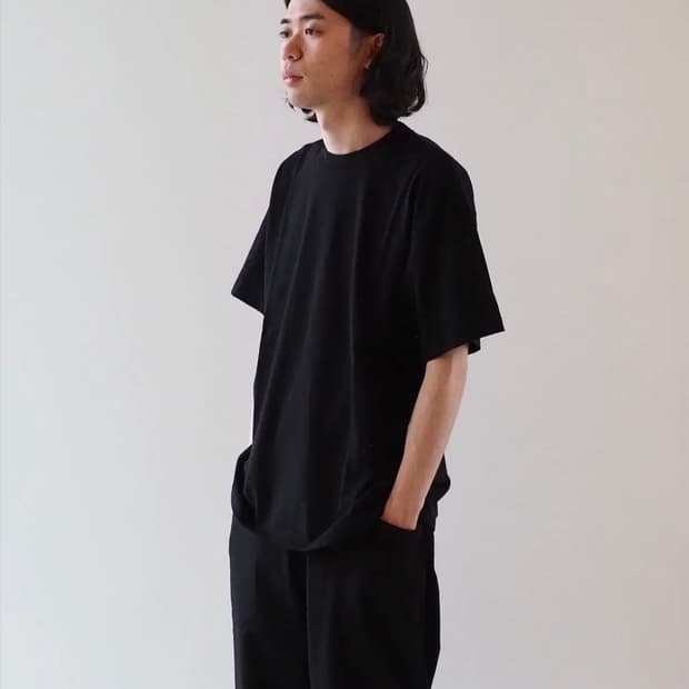 25ss 코모리 코튼 저지 반팔 3사이즈