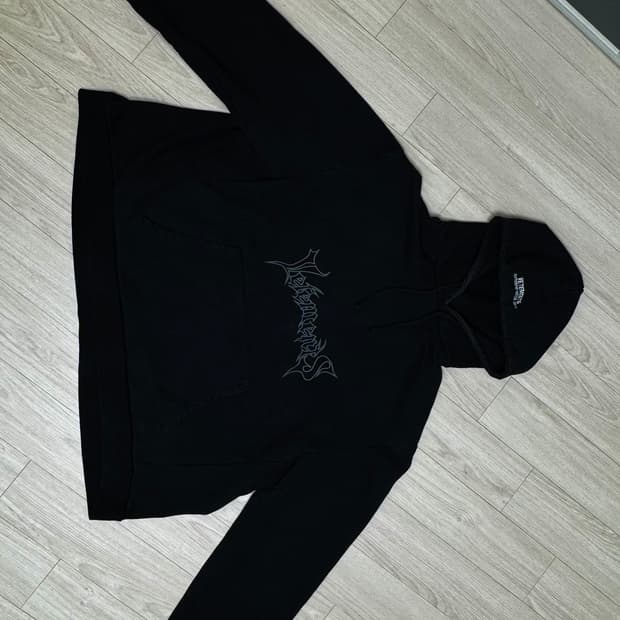 [VETEMENTS] 16FW 초판 메탈 로고 후드 (XS / 정품)