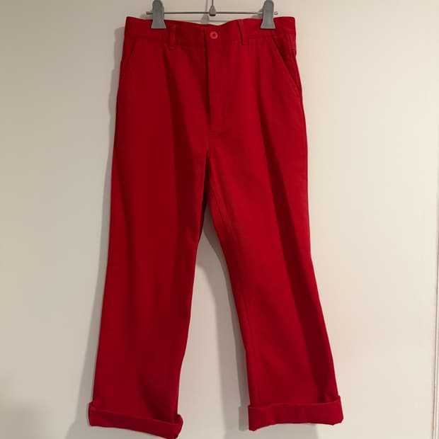 P.A.M. (Perks and Mini) 빨간색 데님 팬츠