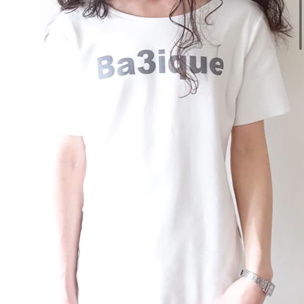 샵페어리 loose logo t-shirt (ivory)