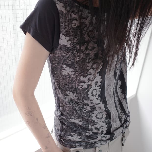 Lace graphic t-shirt  