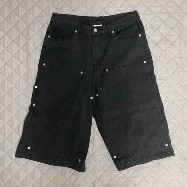 노매뉴얼 C.D.L 버뮤다 팬츠 블랙