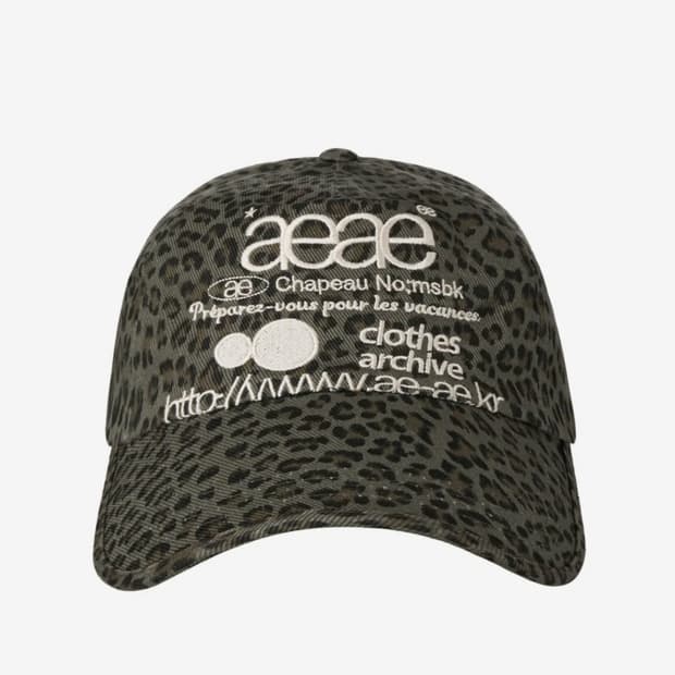 aeae 레오파드 볼캡