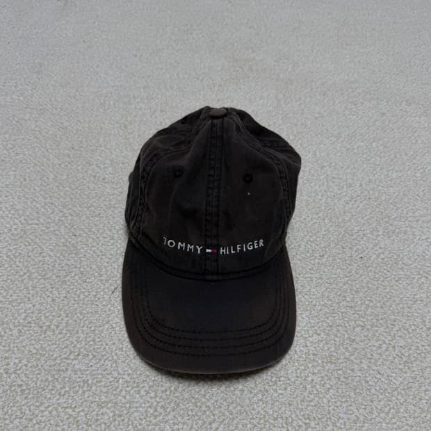 타미힐피거 브라운 볼캡