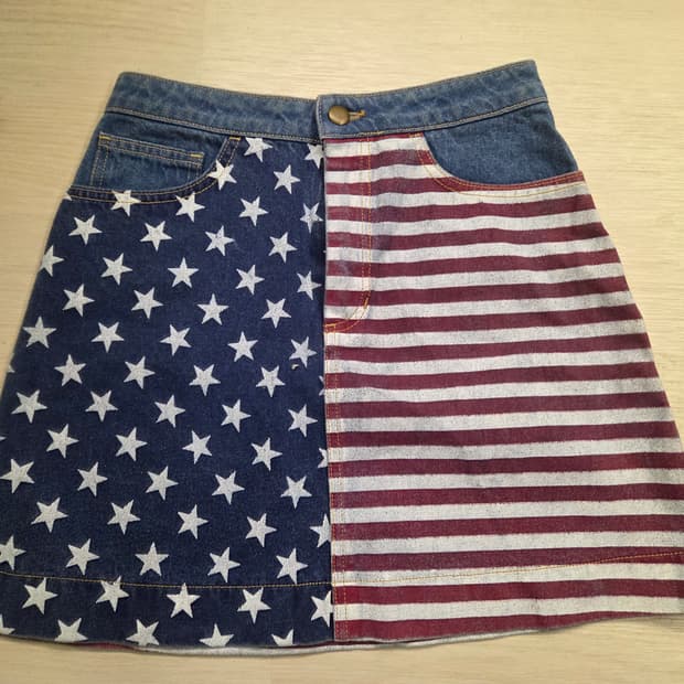 아메리칸어패럴 데님 스커트 S사이즈