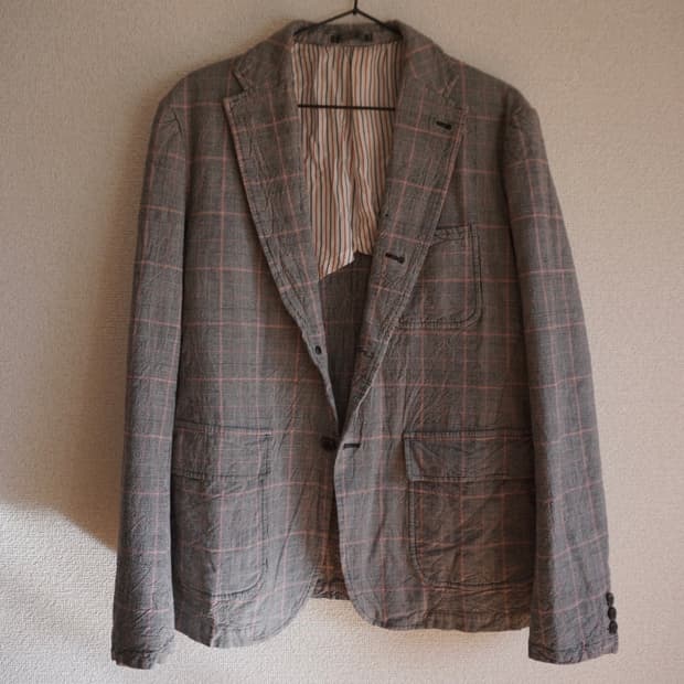 Comme des Garcons homme check jacket