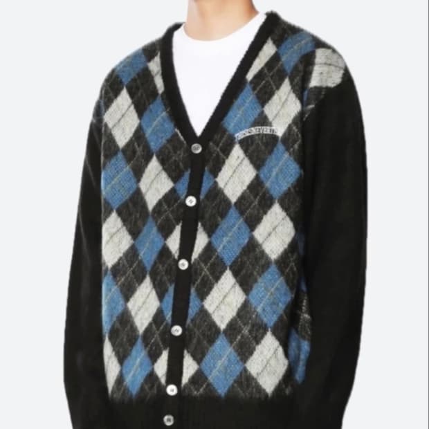 (현재 단종상품) 디스이즈네버댓 아가일 가디건M