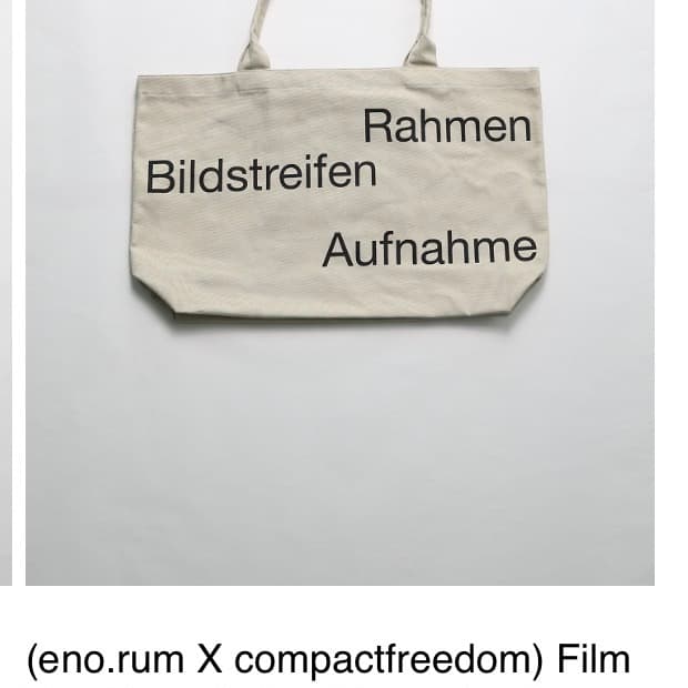eno.rum film tote bag 필름 토트 백 