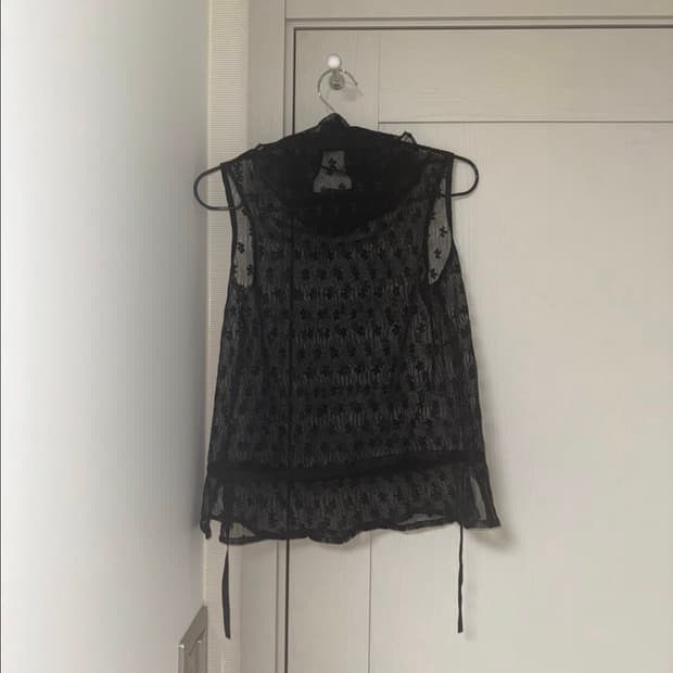 오츠빈티지 시스루 슬리브리스