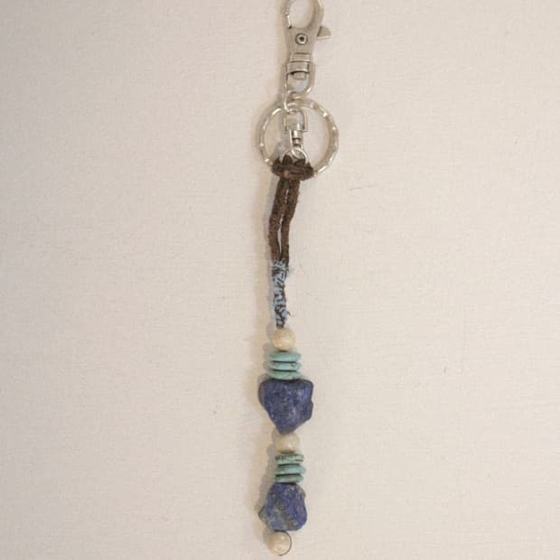 라피스라줄리-터키석 열쇠고리