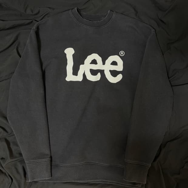 LEE 맨투맨 블랙