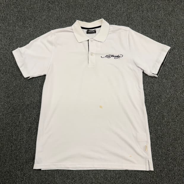 XL) 에드하디 빈티지 스컬 프린팅 반팔 카라티