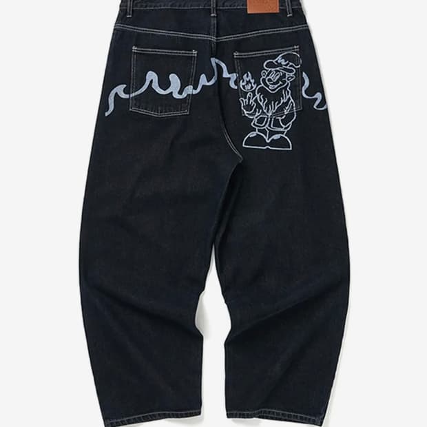 위캔더스 데님팬츠 해