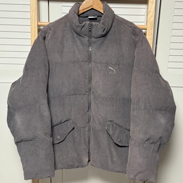 푸마 코듀로이 20fw 패딩 자켓