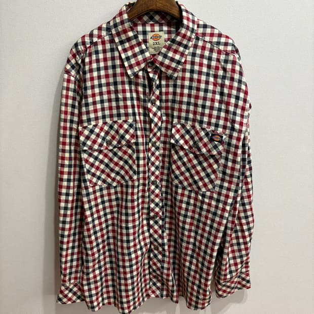 디키즈 체크 셔츠 2XL