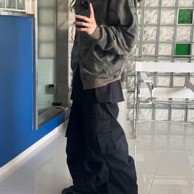 SWEAT ZIP HOOD 카모 스웨트 지퍼 후드티