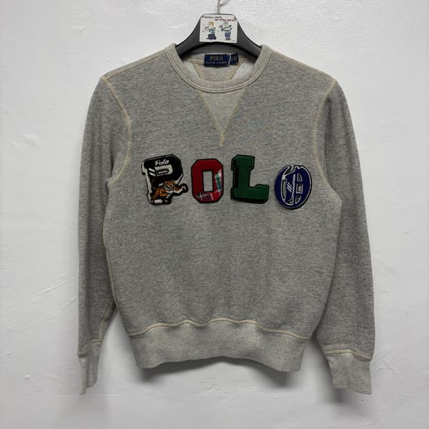 폴로 랄프로렌 패치 스웻셔츠