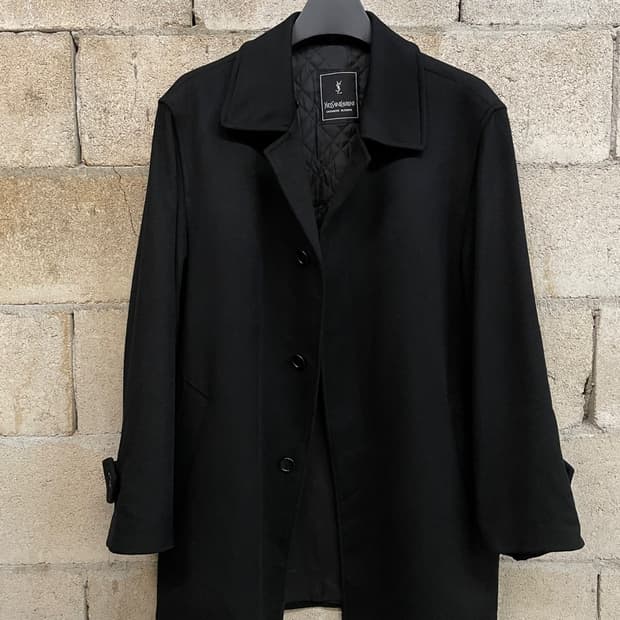 입생로랑 캐시미어 블렌드 코트 