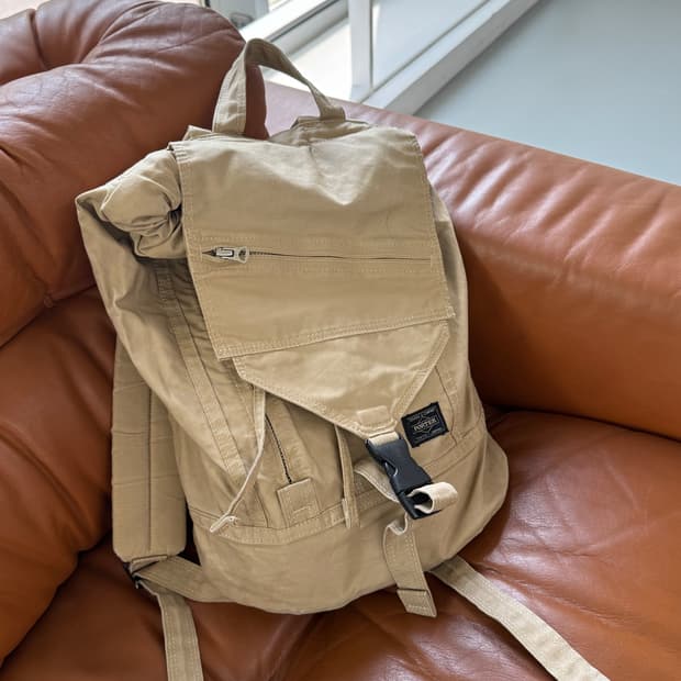 Porter Cube rucksack(beige)