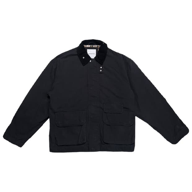 ESPIONAGE 헌팅 블루종 자켓 블랙 XL