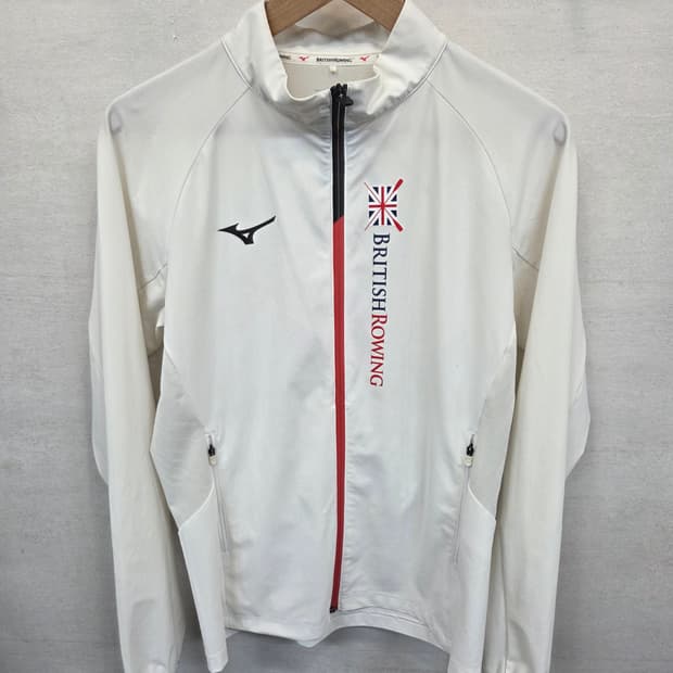 미즈노 브리티시로잉 로고 메쉬 기능성 져지집업 m