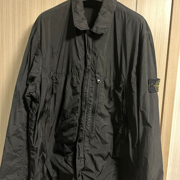 스톤아일랜드 크릴클랩스 나일론 오버셔츠 (XXL/110)