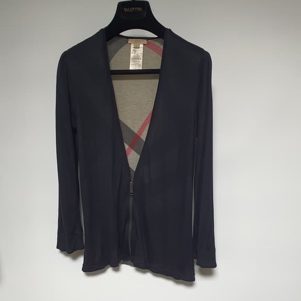 버버리브릿 리버시블 양면 집업 가디건 s